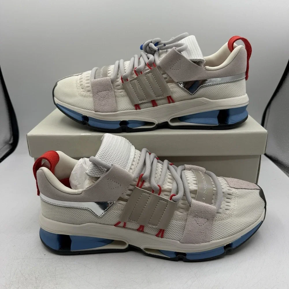 Adidas Consortium ADV Twinstrike A/D Shoes Mens Sz 10 White/Red Sneakers BY9835
